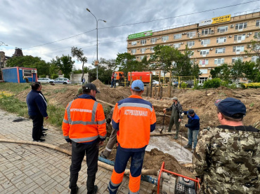 Из-за аварии жителям нескольких улиц Астрахани отключили холодную воду
