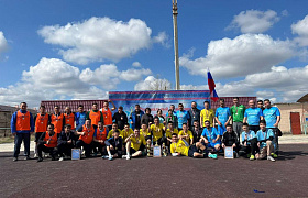 Под Астраханью прошел турнир по футболу в память о погибших бойцах СВО