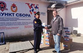 Астраханский «Волгоспас» отправил в зону СВО гуманитарный груз