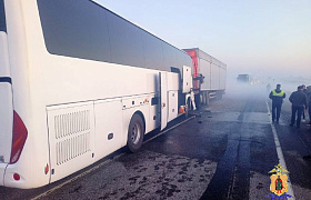 В ДТП с автобусом «Астрахань – Москва» 1 человек погиб, 13 − пострадали