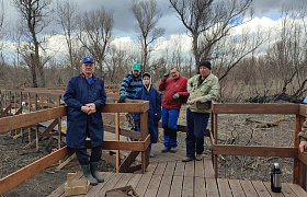Волонтерская экспедиция наводит порядок в Астраханском заповеднике