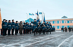 В казачьем кадетском корпусе под Астраханью открыли бюст Александру Суворову