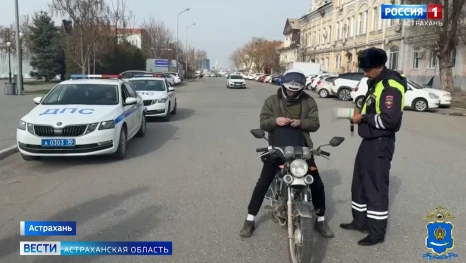В Астраханской области с начала 2026 года произошло 54 ДТП с участием мототранспорта