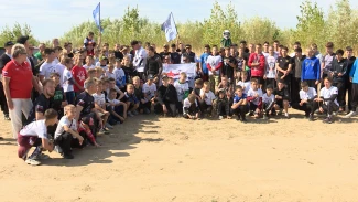 В Астрахани состоялся забег патриотов