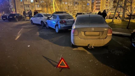 В Астрахани произошло массовое ДТП