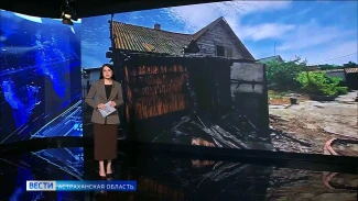 Два человека пострадали на пожаре под Астраханью