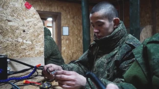 Студент из астраханского техникума проходит подготовку в учебном центре Южного военного округа