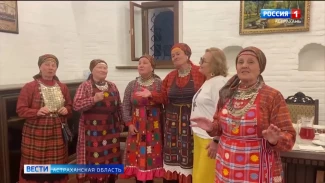 "Бурановские бабушки" эксклюзивно для зрителей ГТРК "Лотос" исполнили песню на родном языке