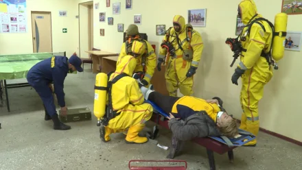 В Астрахани прошли учения по ликвидации утечки газа 