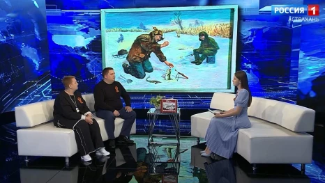 Картину астраханского художника показали в Китае