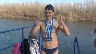 Астраханский морж установил всероссийский рекорд