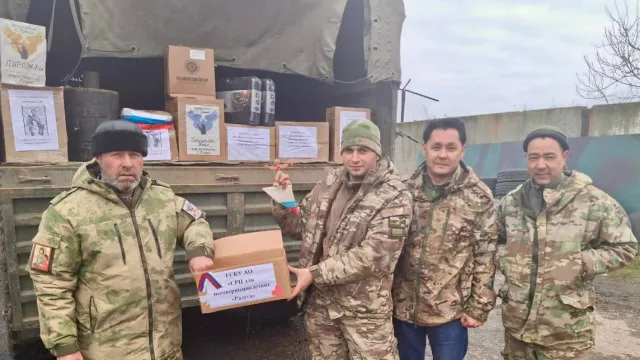 Из Астраханской области бойцам СВО отправили очередной гумконвой