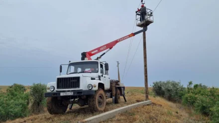 Астраханские энергетики восстановили основные высоковольтные линии после непогоды