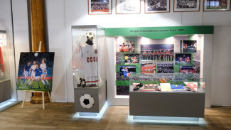 В Астрахани открылась выставка, посвященная истории отечественного футбола