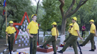 В Астраханской области продолжает работу лагерь "Страна героев"