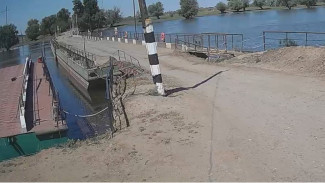 Под Астраханью временно закроют понтонную переправу 