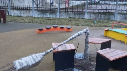 Глава Астрахани сообщила о факте вандализма в парке «Дружба»