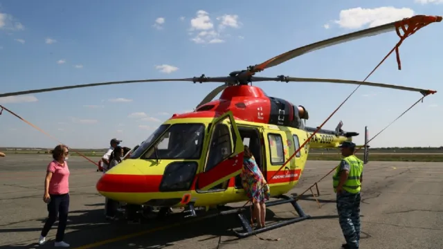 За полгода в Астраханской области санавиация спасла жизнь 74 пациентов