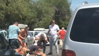 Около Лебединого озера в Астрахани сбили пешехода 