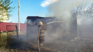 Под Астраханью фронт пожара увеличился до 10 км