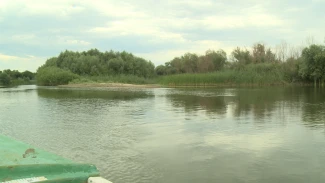 Лодка с тремя пассажирами перевернулась на Волге в Астрахани