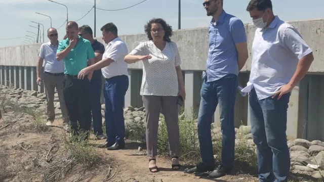 В Астраханской области размыв берега угрожает участку трассы Р-215