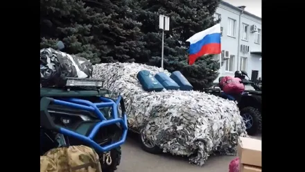 Бойцы 177-го полка морской пехоты получили квадроциклы из Астраханской области