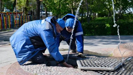 Фонтаны в Астрахани готовят к запуску