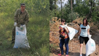 В Астраханской области очистили берег реки Ахтубы от бытового мусора