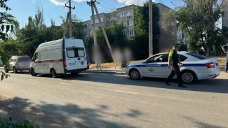 В Астрахани на улице Хибинская иномарка сбила 8-летнюю девочку 