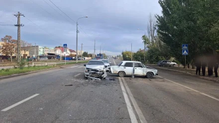 В Советском районе Астрахани в ДТП пострадала пенсионерка