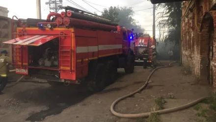 В МЧС назвали причину пожара в доме на площади Карла Маркса в Астрахани