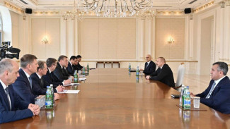 Губернатор Астраханской области встретился с президентом Азербайджана