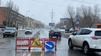 В Астрахани произошел очередной порыв на напорном коллекторе 