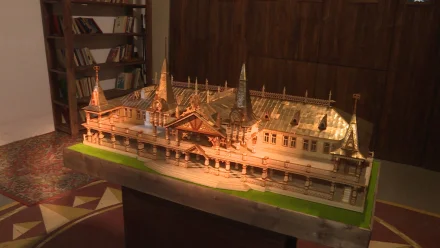 Астраханцы создают макеты деревянных построек из старого парка "Аркадия"