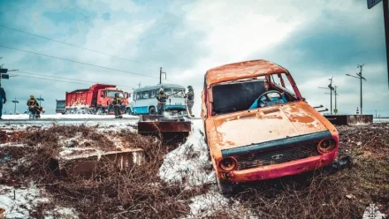 В Астраханской области прошли учения МЧС на случай масштабного ДТП