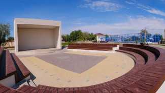 Под Астраханью завершают благоустройство бульвара “100 лет Икрянинскому району”