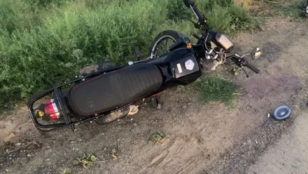 Под Астраханью в ДТП пострадал подросток на мотоцикле