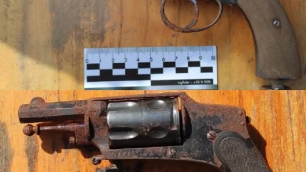 В Астрахани при демонтаже незаконного гаража нашли револьверы XX века