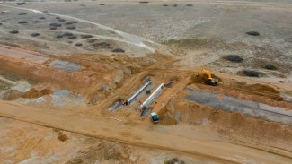 На астраханской трассе устранили 17 километров грунтового разрыва