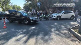 В Астрахани ещё один подросток на мотоцикле попал в ДТП