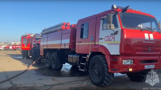 В Советском районе Астрахани ликвидировали пожар