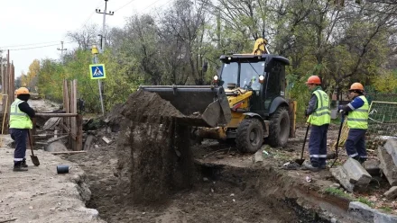 В Астрахани завершили капремонт 3 участков коммунальных сетей 