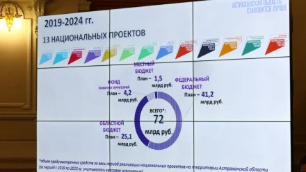 Губернатору доложили о реализации нацпроектов в Астраханской области