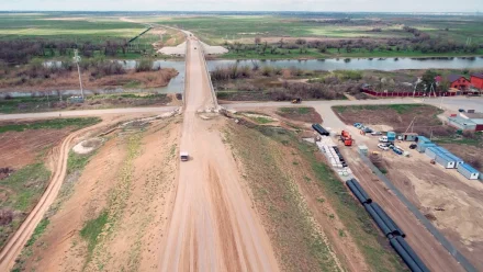 Дорожники готовят Восточный обход Астрахани к активной фазе строительства