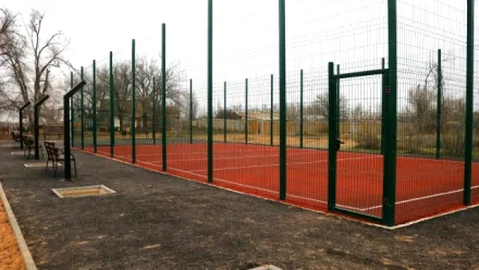 В Астраханской области появилась новая благоустроенная спортплощадка