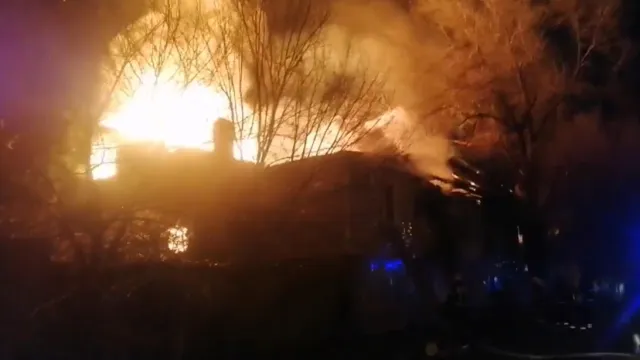 Под Астраханью при пожаре погиб мужчина
