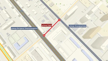 В Астрахани 18 июля на улице Бэра ограничат дорожное движение