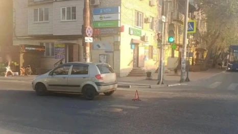 В Астрахани на улице Адмирала Нахимова сбили велосипедиста-подростка