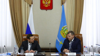 Игорь Бабушкин обсудил астраханские приоритетные проекты с зампредседателя ВЭБ.РФ